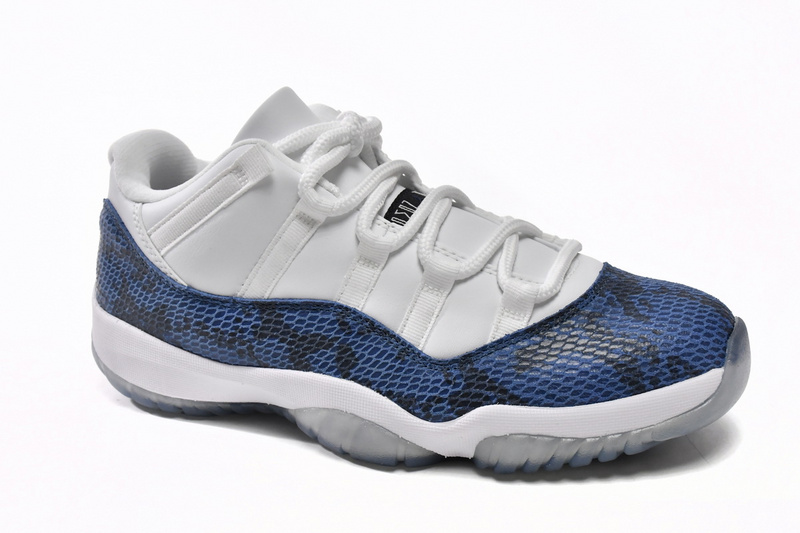 XH Air Jordan 11 Retro Low Navy Snakeskin