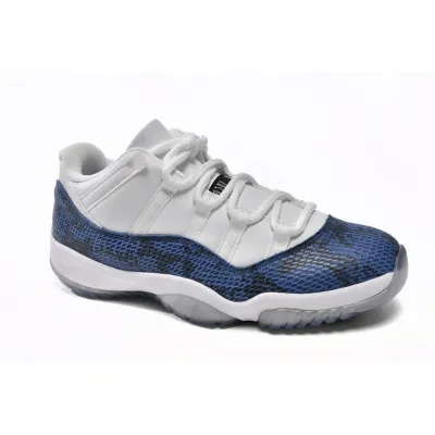 XH Air Jordan 11 Retro Low Navy Snakeskin