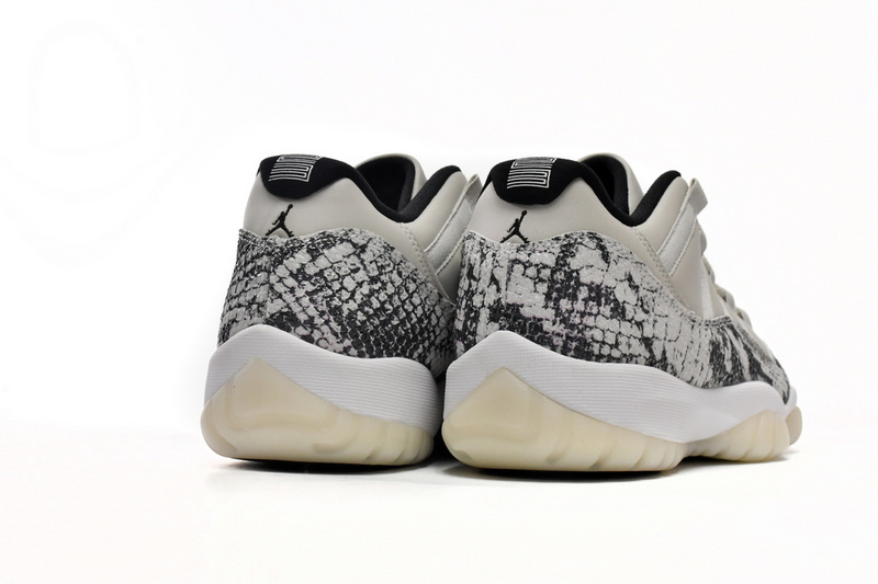 XH Air Jordan 11 Retro Low Light Bone Snakeskin