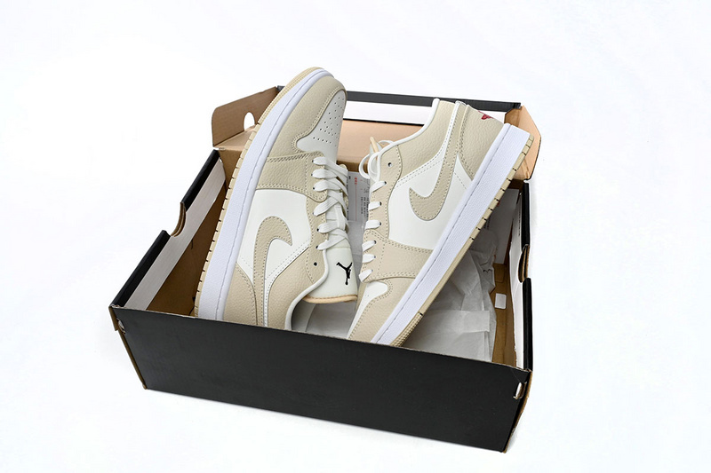 XH Air Jordan 1 Low Yellow Canvas