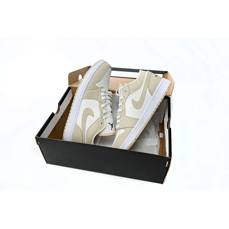 XH Air Jordan 1 Low Yellow Canvas