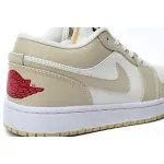 XH Air Jordan 1 Low Yellow Canvas