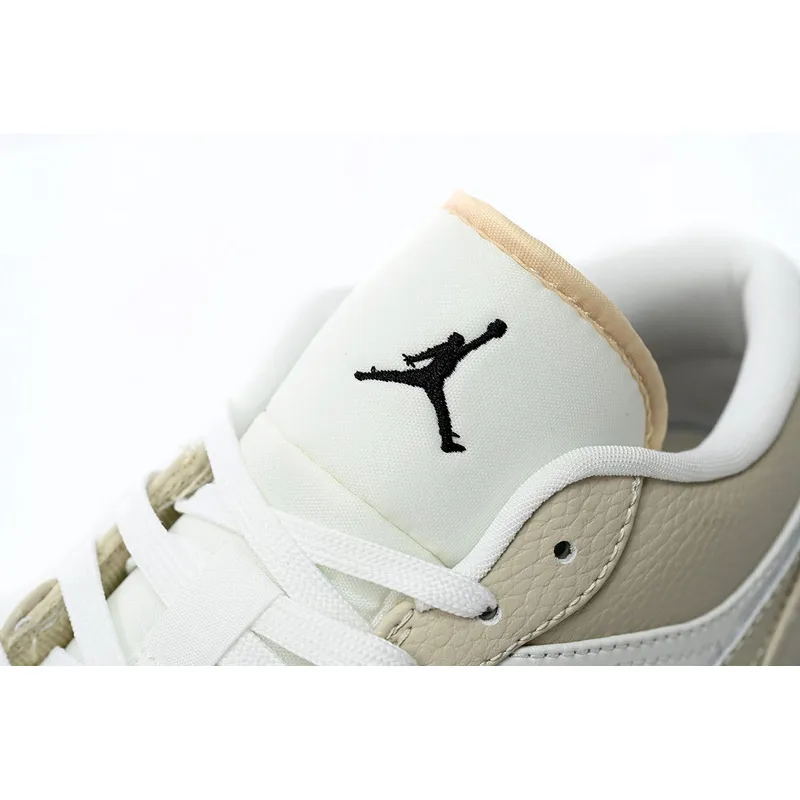 XH Air Jordan 1 Low Yellow Canvas