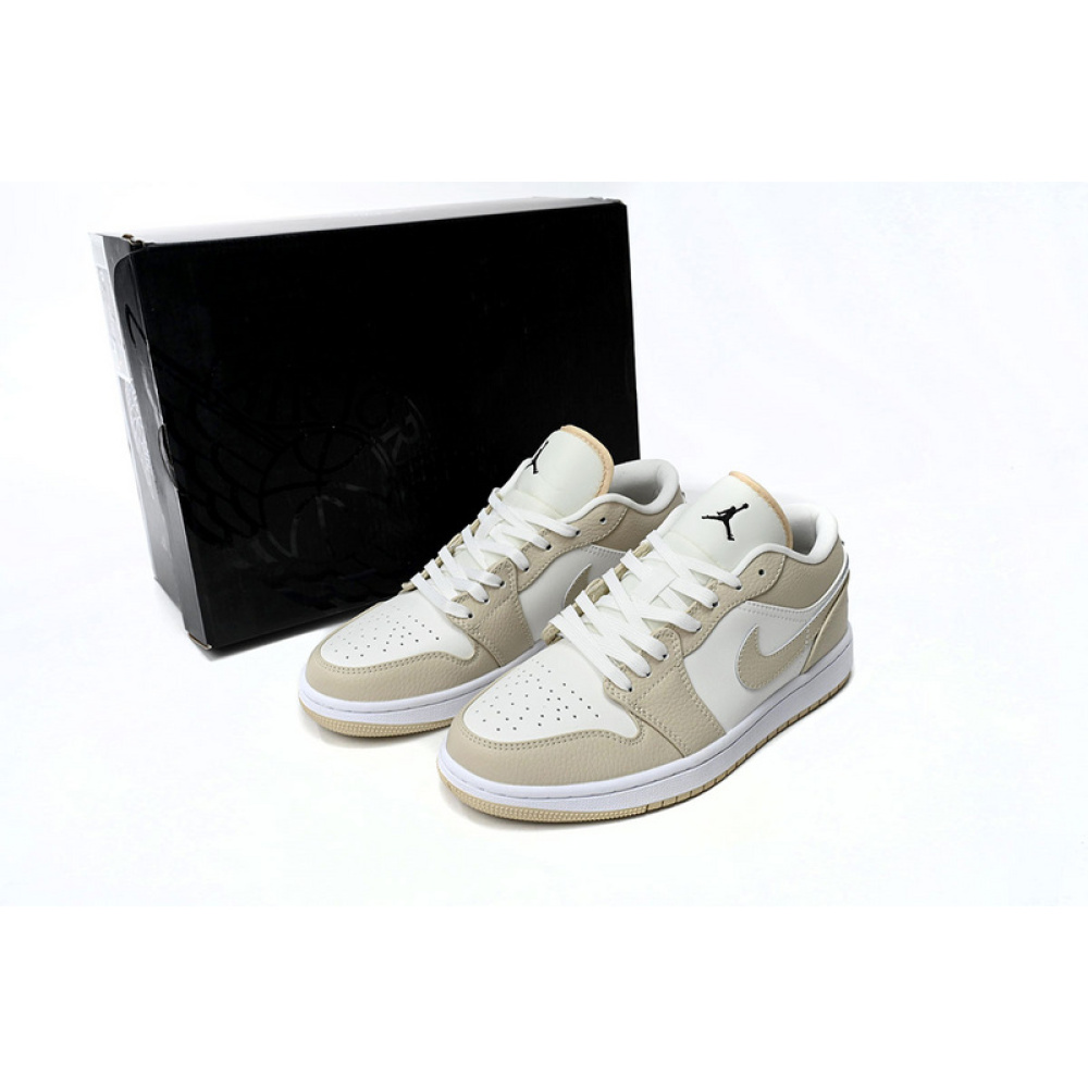 XH Air Jordan 1 Low Yellow Canvas