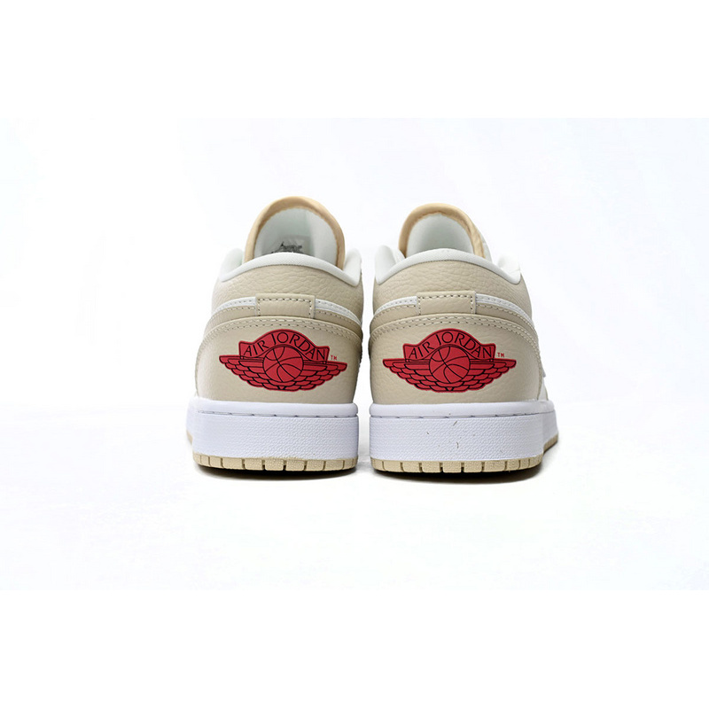 XH Air Jordan 1 Low Yellow Canvas