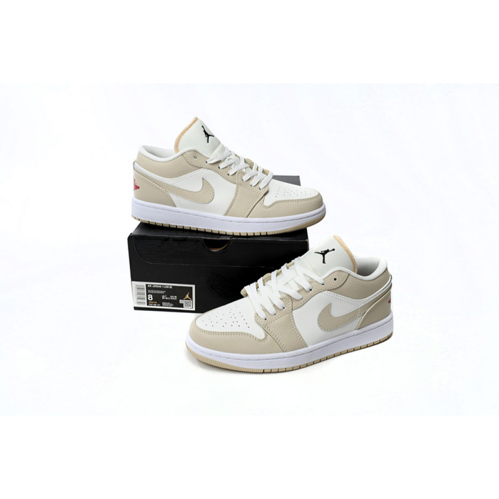 XH Air Jordan 1 Low Yellow Canvas