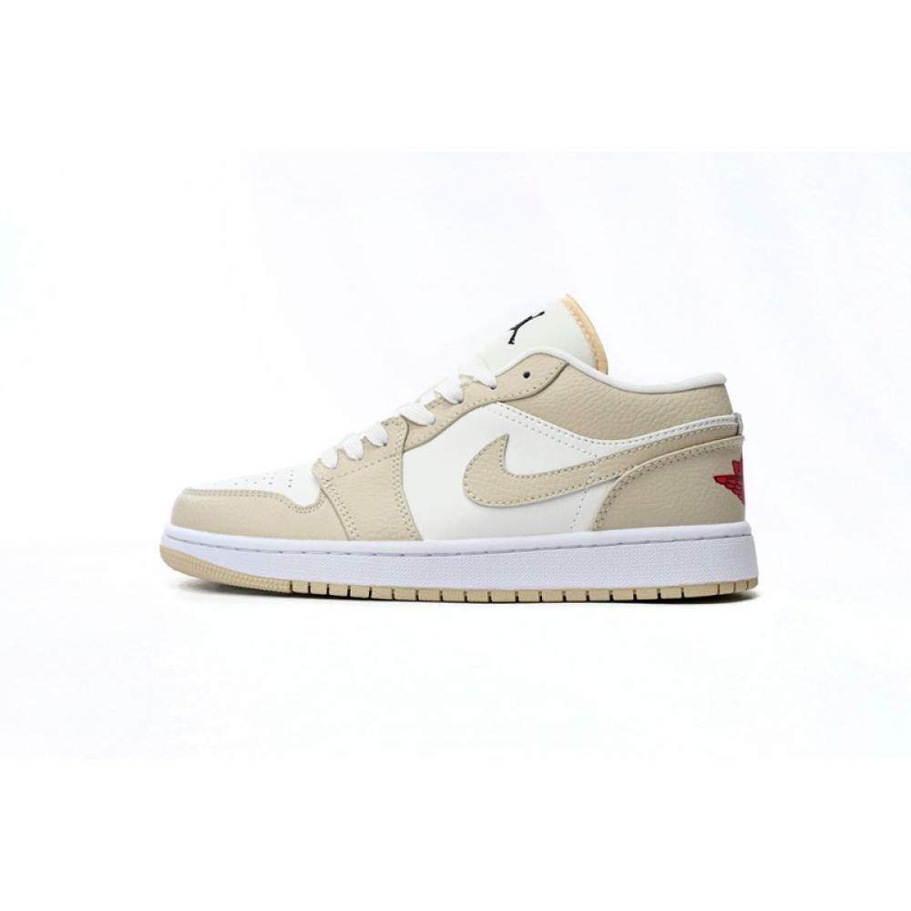 XH Air Jordan 1 Low Yellow Canvas