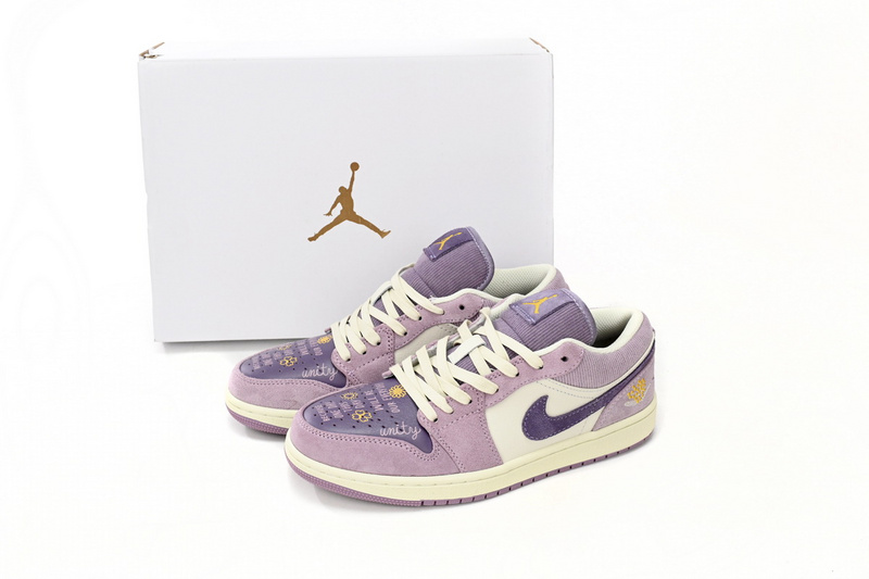XH Air Jordan 1 Low “International Women's Day”Retro purple