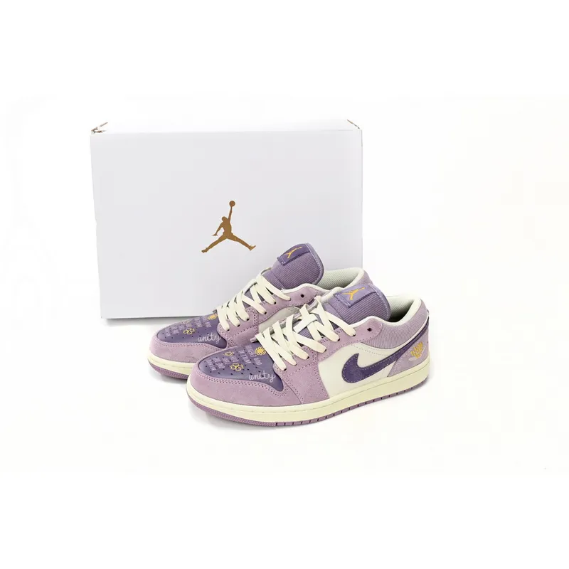 XH Air Jordan 1 Low “International Women's Day”Retro purple