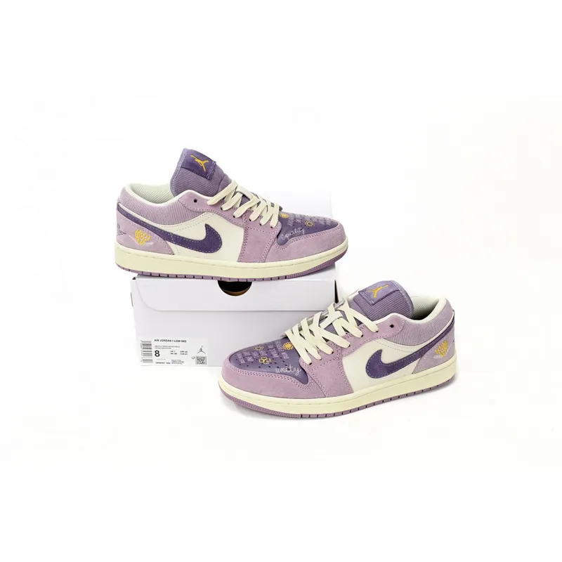 XH Air Jordan 1 Low “International Women's Day”Retro purple