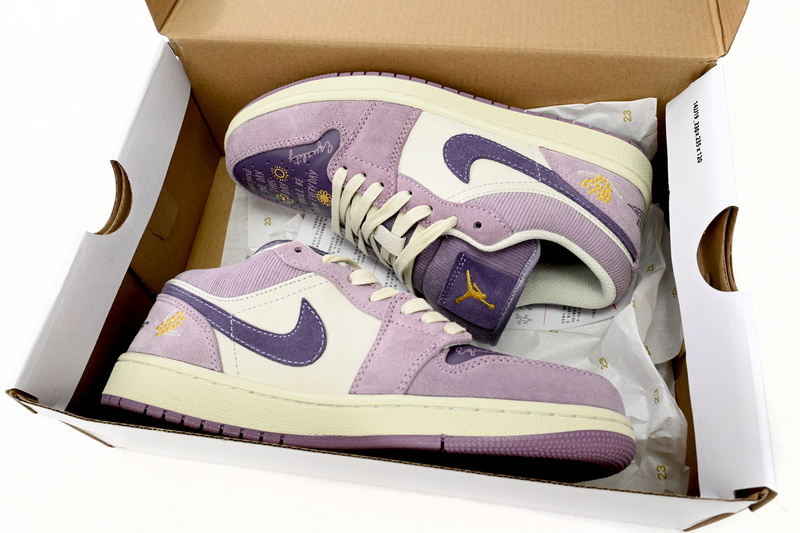 XH Air Jordan 1 Low “International Women's Day”Retro purple