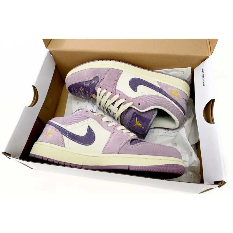 XH Air Jordan 1 Low “International Women's Day”Retro purple