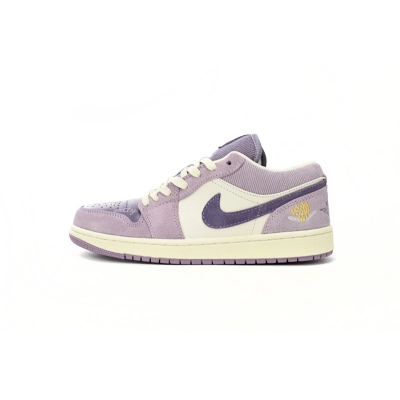 XH Air Jordan 1 Low “International Women's Day”Retro purple 01