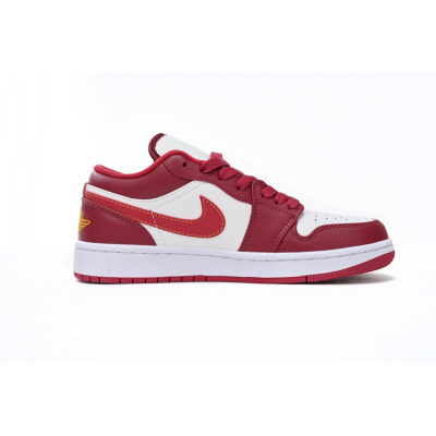 XH Air Jordan 1 Low Whiter'Red 02