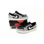 XH Travis Scott x Air Jordan 1 Low Black Gray Burst