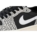 XH Travis Scott x Air Jordan 1 Low Black Gray Burst
