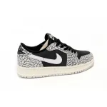 XH Travis Scott x Air Jordan 1 Low Black Gray Burst
