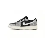 XH Travis Scott x Air Jordan 1 Low Black Gray Burst