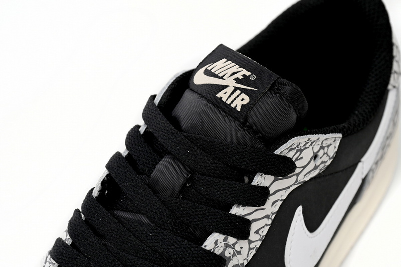 XH Travis Scott x Air Jordan 1 Low Black Gray Burst