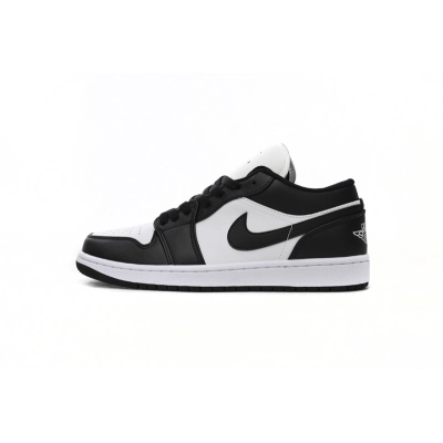 XH Air Jordan 1 Low Black And White 01
