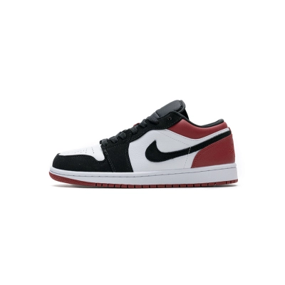 XH Air Jordan 1 Low Black Toe 01