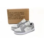 XH Travis Scott x Air Jordan 1 Low Retro Grey White