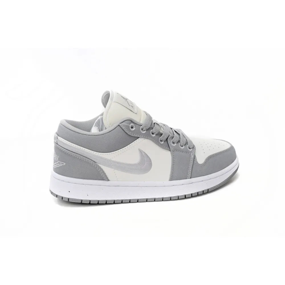 XH Travis Scott x Air Jordan 1 Low Retro Grey White