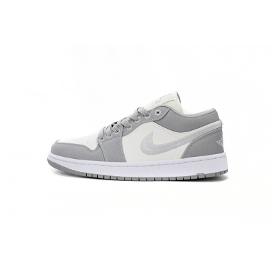 XH Travis Scott x Air Jordan 1 Low Retro Grey White 01