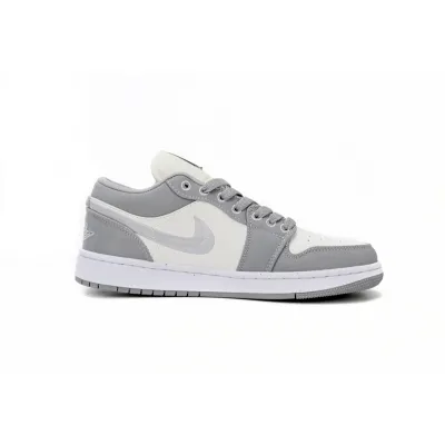 XH Travis Scott x Air Jordan 1 Low Retro Grey White 02
