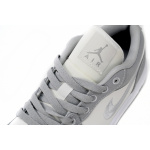 XH Travis Scott x Air Jordan 1 Low Retro Grey White