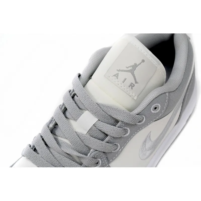 XH Travis Scott x Air Jordan 1 Low Retro Grey White