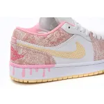 XH Air Jordan 1 Low SE GS Paint Drip