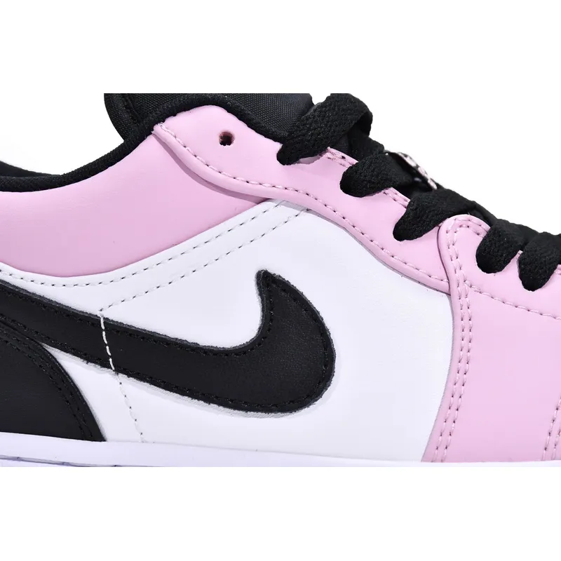 XH Air Jordan 1 Retro Low（GS）White Pink