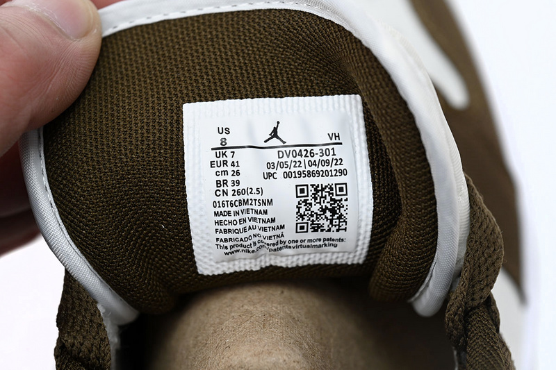 XH Air Jordan 1 Low “Mocha Toe”