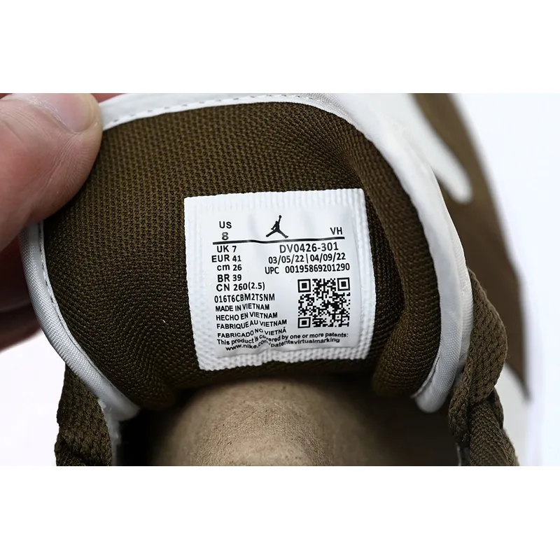 XH Air Jordan 1 Low “Mocha Toe”