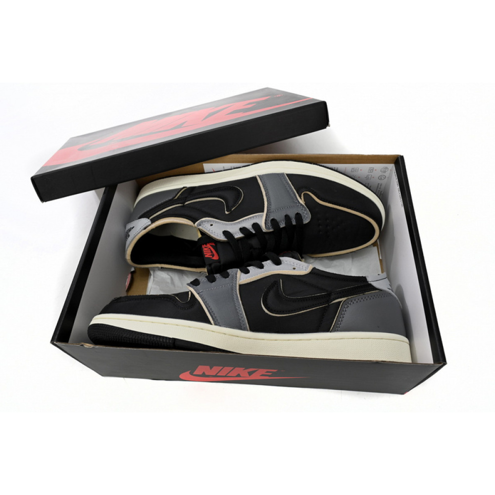 XH Air Jordan 1 Low Black Grey