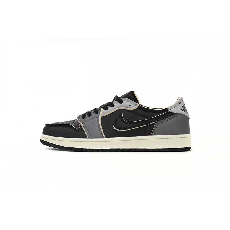 XH Air Jordan 1 Low Black Grey