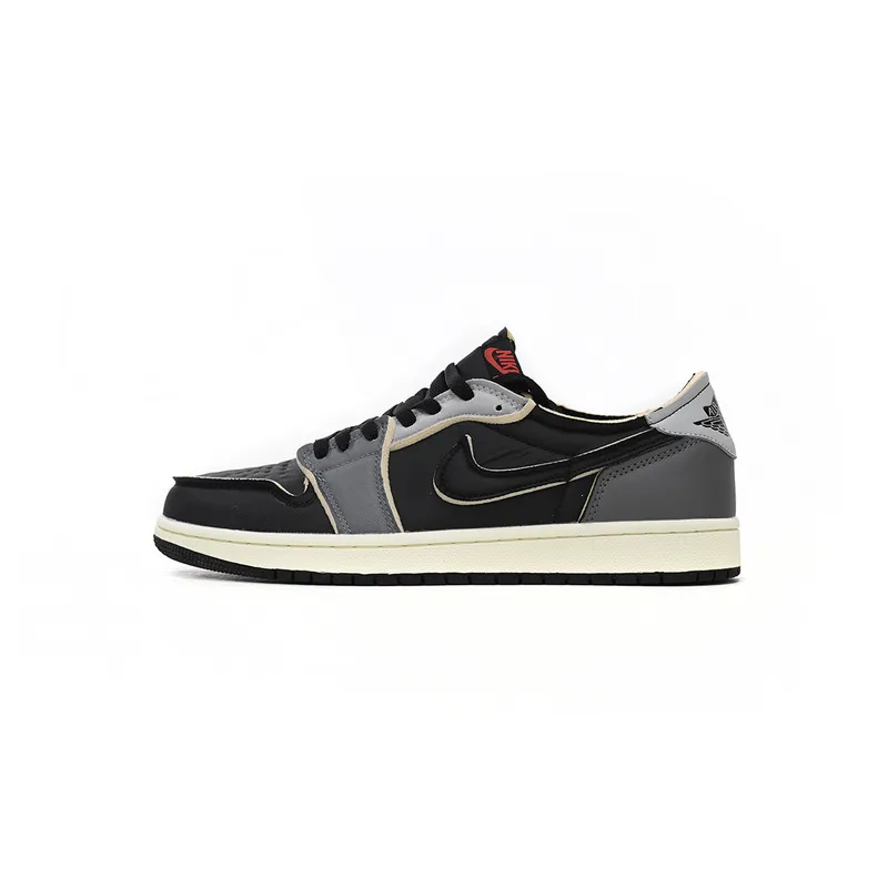 XH Air Jordan 1 Low Black Grey