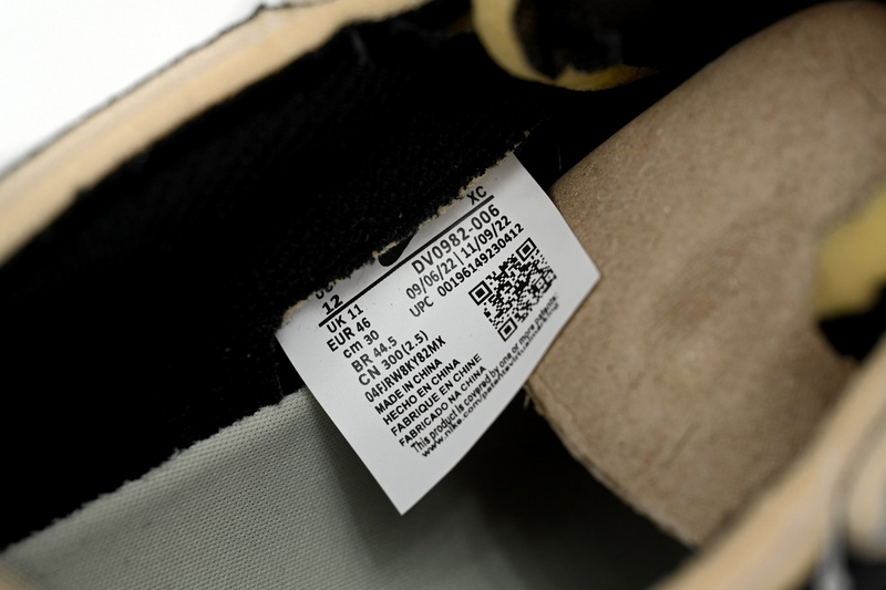 XH Air Jordan 1 Low Black Grey