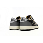 XH Air Jordan 1 Low Black Grey