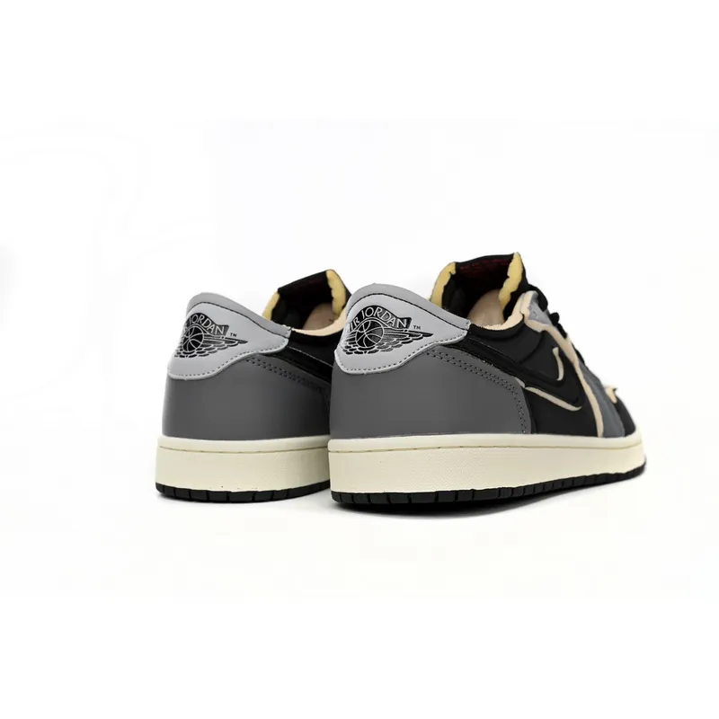 XH Air Jordan 1 Low Black Grey