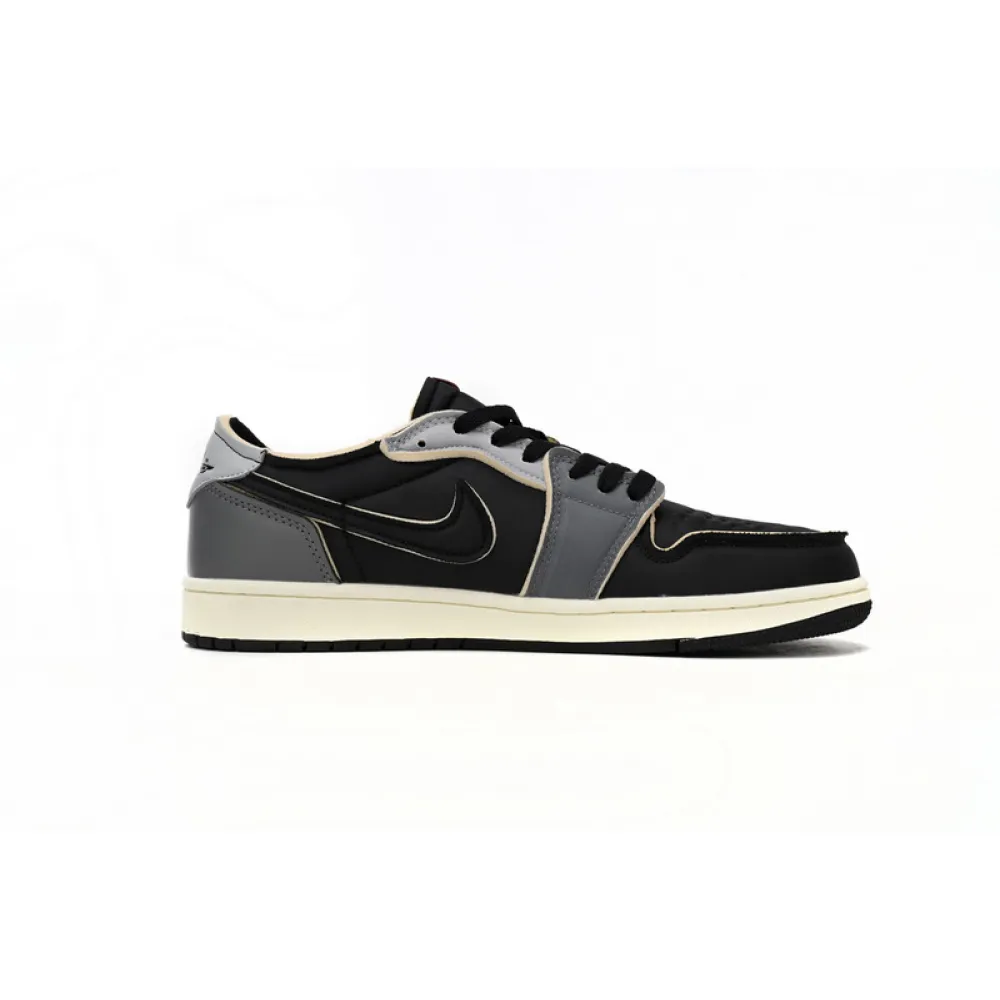 XH Air Jordan 1 Low Black Grey