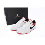 XH Air Jordan aj1 Low White Red Chicago