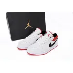 XH Air Jordan aj1 Low White Red Chicago