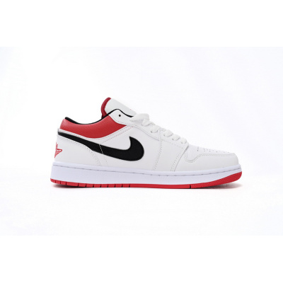 XH Air Jordan aj1 Low White Red Chicago 02