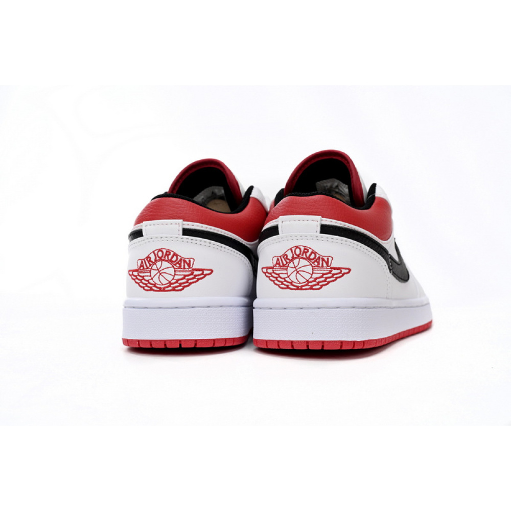 XH Air Jordan aj1 Low White Red Chicago