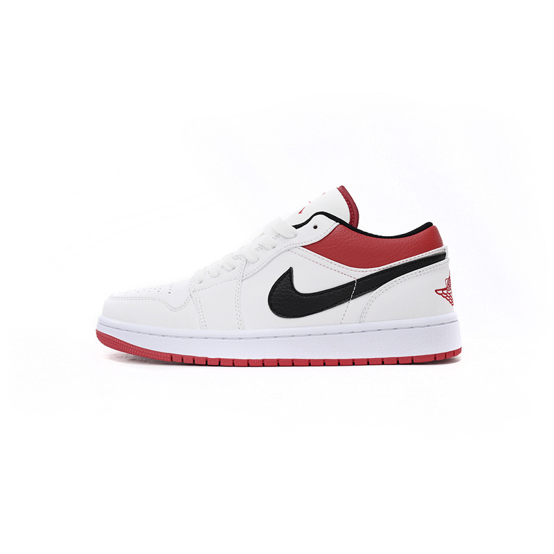 XH Air Jordan aj1 Low White Red Chicago
