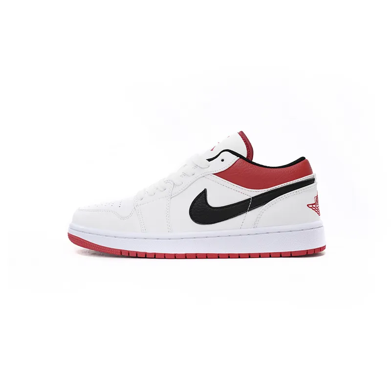 XH Air Jordan aj1 Low White Red Chicago