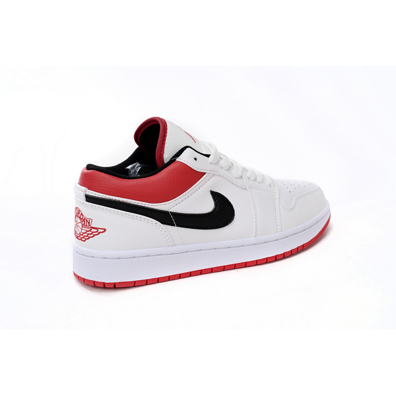 XH Air Jordan aj1 Low White Red Chicago