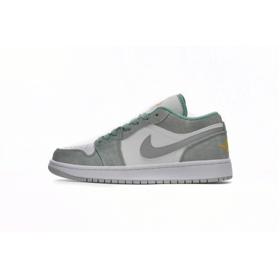 XH Air Jordan 1 Low New Emerald 01